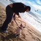 Obedeciendo a mi mami...