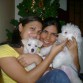 con su primito Mateo.