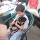 Con mi Hijo Sebastian el que mas la engrie, minutos antes de que la desparaciten