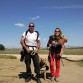 Con mi familia en el camino de santiago..