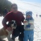 LUCHO CON JUAN Y OLAYO EN LA NIEVE