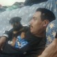 mi papa y mi perra