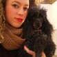 Lucky ( Caniche poodle) y yo
