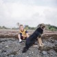 Luna, cruce de pastor alemán y belga (creo), la encontramos en TripleA, vivió con nosotros 9 años y no se puede imaginar una compañera tan dulce y cariñosa. jamas la olvidaremos!!!