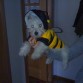 En carnaval disfrazado de abeja