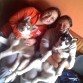 les presentamos a mi tia y a mi mami