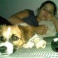 Viendo la TV con mi mama