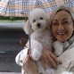 Mi churrete Milú, con mamá