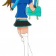 Aru, una chica de 13 años