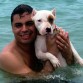 En la playa