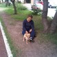 frida en su primer paseo con su mama