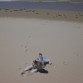 Semana Santa en Tarifa, la primera vez que conoció la playa, le encanto.
