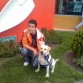 Posando con mi escarapela de BONITO