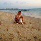 Yo y Kharen en la playita