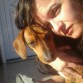 Mi lola y yo los domingos en el porche tomando el sol