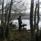 En el lago de Sanabria