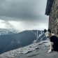 Primer paseo por la montaña con dos meses y medio.