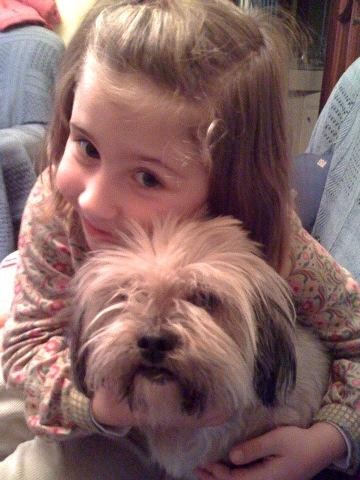 Lua con mi sobrinita Lua con mi sobrinita