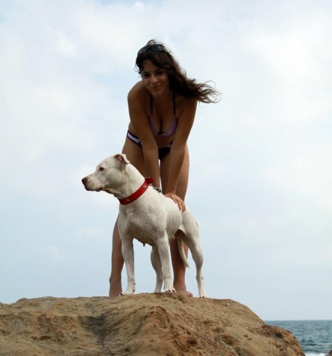 Juntas en la playa