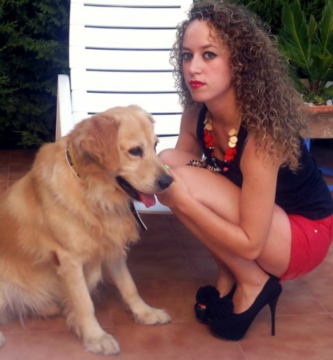 Fito (Golden Retriever) y yo