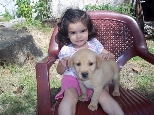 Marley con mi hermana Serena Marley con mi hermana Serena