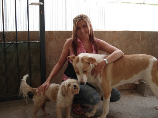 Con Dujan y Lucky (ambos mestizos)