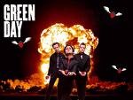 green day con explocion de fondo